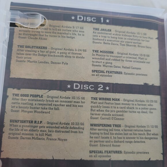 Gunsmoke DVD: The Twelfth Season, Vol. 1 2016 4-Disc Set - Picture 13 of 13